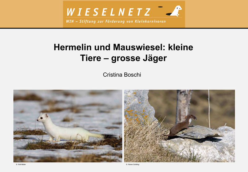 Titelseite des Wiesel-Vortrags von Cristina Boschi
